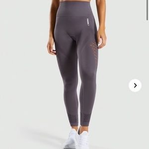 GYMSHARK ENERGY SEAMLESS SLATE LAVENDER LEGGINGS